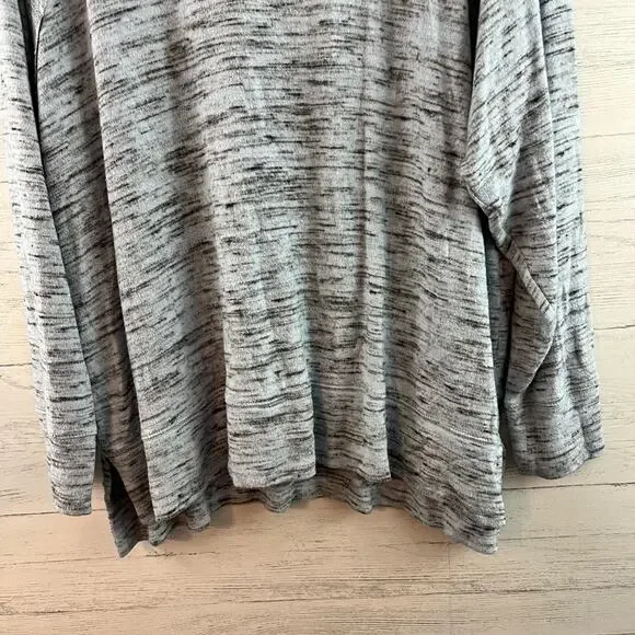 Aerie Heather Blue Gray Long Sleeve Pullover Sweater Size L - Picture 4 of 8